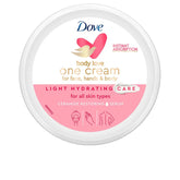 DOVE-CREME HIDRATANTE LEVE rosto, corpo e mãos-DrShampoo - Perfumaria e Cosmética